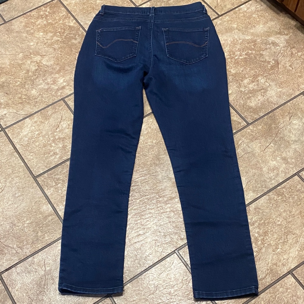 Lee Platinum Label Blue High Rise Size 10M Women's Skinny Jeans